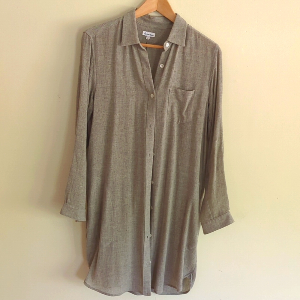 Steven Alan Gray wool shirtdress, small